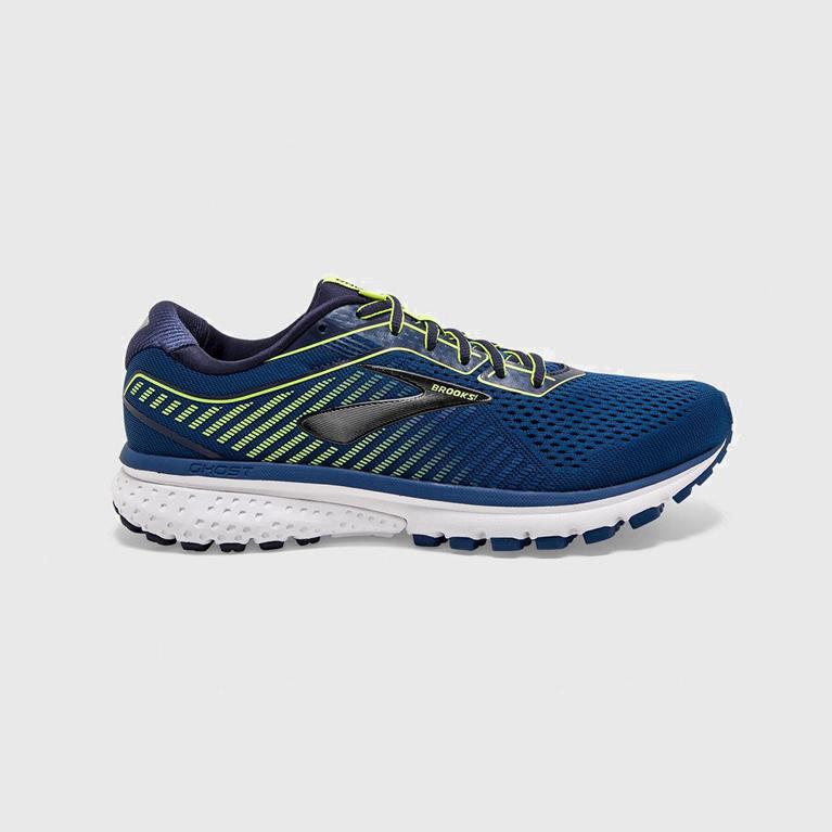 Brooks Ghost 12 Israel - Men's Road Running Shoes - Blue (09426-QEBI)